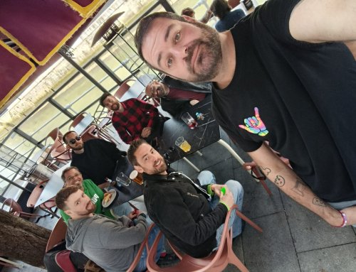 Rabas y vermut en Bilbao.