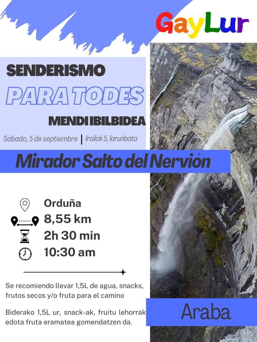 Ruta Senderismo Salto del Nervión