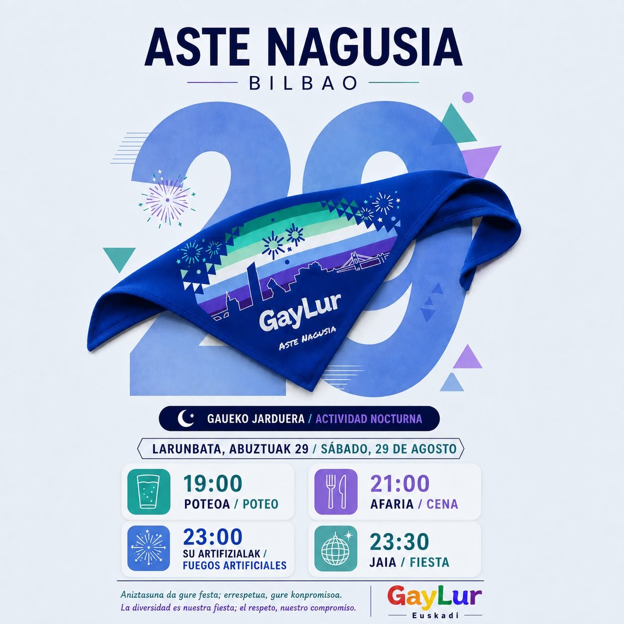 Despedida Bilbo Aste Nagusia – 29.08.2026