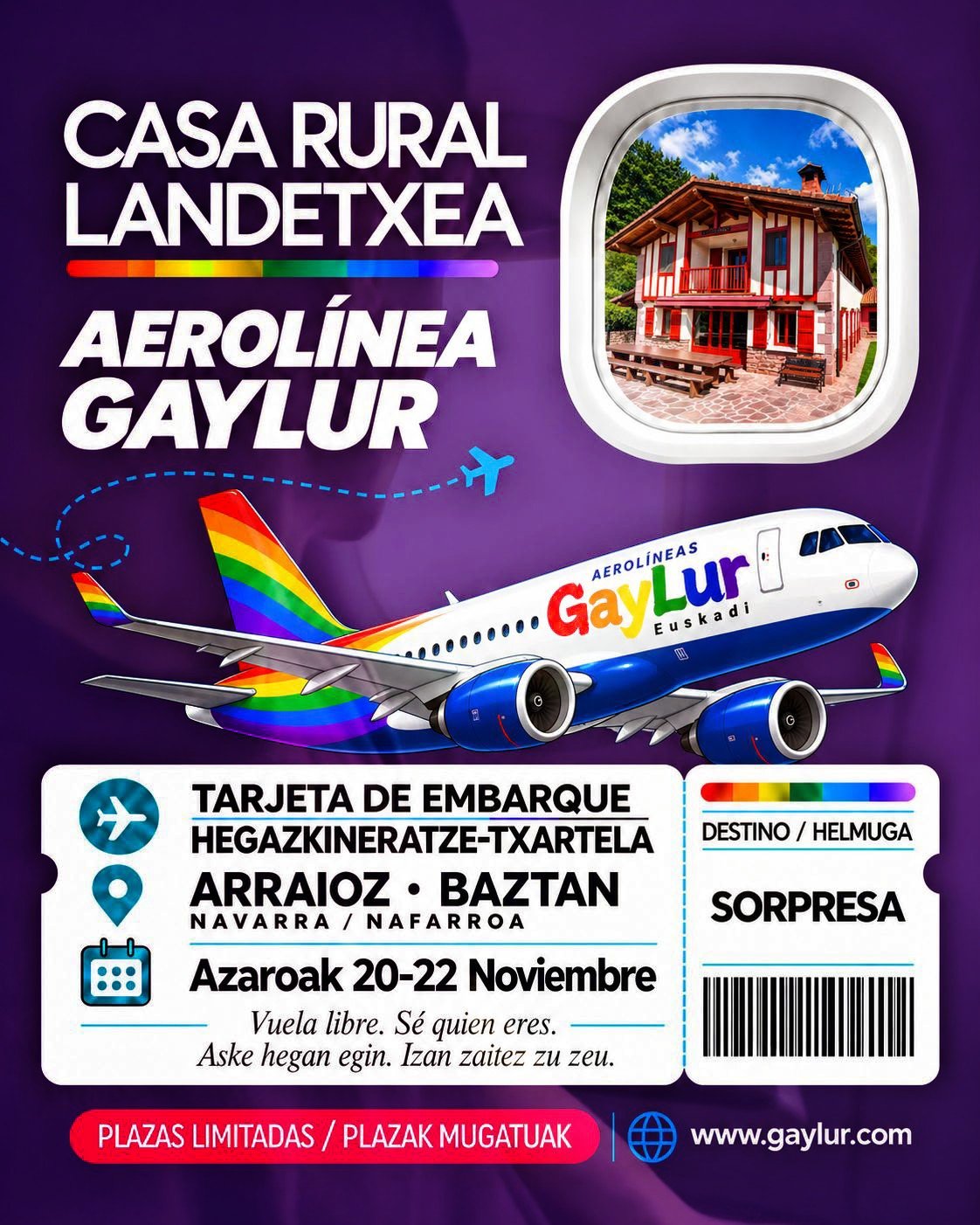 Casa Rural Gaylur 2026 | Aerolíneas Gaylur en Navarra